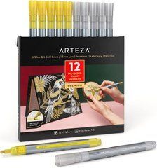 Маркеры перманентные на масляной основе Arteza Oil-Based Paint Markers 1.3 мм. 12 шт. (&lrm;&lrm;&lrm;&lrm;&lrm;ARTZ-4184)