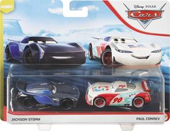 Набір машинок Тачки 3 Disney Pixar Cars Jackson Storm and Paul Conrev Джексон Шторм та оновлений Пол Конрев (GKB81)