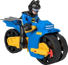 Игровой набор Бэтмен Fisher-Price Imaginext DC Super Friends Batcyle XL & Batman Лига Справедливости Бэтцикл - мотоцикл (HNM32)