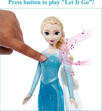 Кукла Mattel Disney Frozen Musical Singing Elsa Холодное сердце Поющая Эльза англ.язык (JFH84)