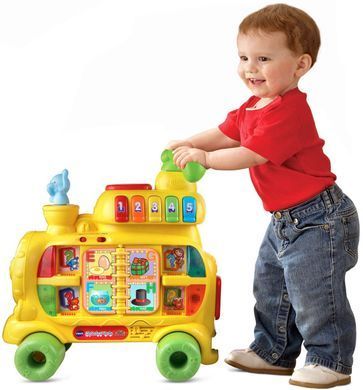 Розвиваюча музична іграшка VTech Sit-to-Stand Ultimate Alphabet Train Паровозик (80-076601)
