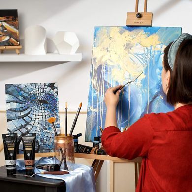 Акрилові перламутрові фарби Arteza Metallic Acrylic Paint Професійна серія 120 мл (ARTZ-8556)