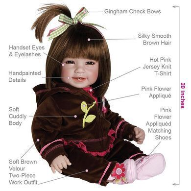 Кукла реборн Adora Toddler Workout Chic 20 " 51 см. (2020914)