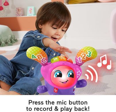 Интерактивная игрушка Fisher-Price DJ Bouncin&rsquo; Star Версия на английском языке (00194735115358)