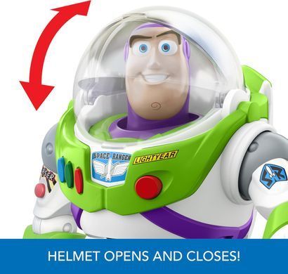 Інтерактивна фігурка Базз Лайтер Disney Pixar Toy Story Rocket Rescue Buzz з реактетою і звуками (HTR73)
