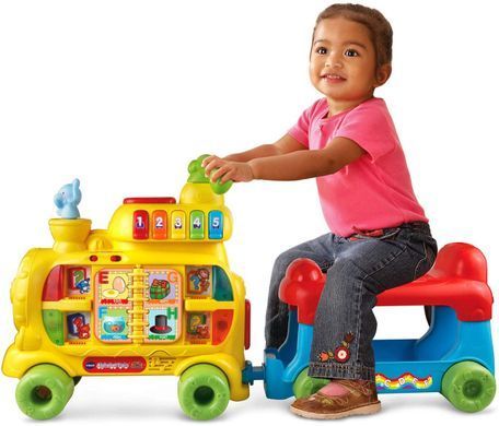 Розвиваюча музична іграшка VTech Sit-to-Stand Ultimate Alphabet Train Паровозик (80-076601)