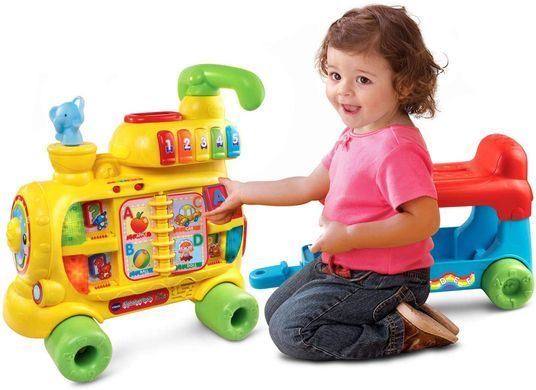 Розвиваюча музична іграшка VTech Sit-to-Stand Ultimate Alphabet Train Паровозик (80-076601)