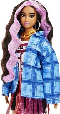 Кукла Barbie Extra Doll #13 Барби Экстра в платье (баскетбольный стиль) (HDJ46)
