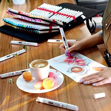 Спиртовые маркеры Arteza Alcohol Art Markers, Organizer Case 120 цветов (ARTZ-8905)
