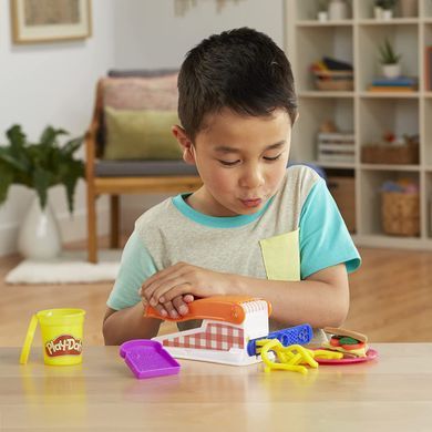 Ігровий набір пластиліну Play-Doh Kitchen Creations Fun Factory 12 баночки 1 кг. (F3629)