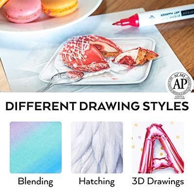 Спиртовые маркеры Arteza Alcohol Art Markers, Organizer Case 120 цветов (ARTZ-8905)