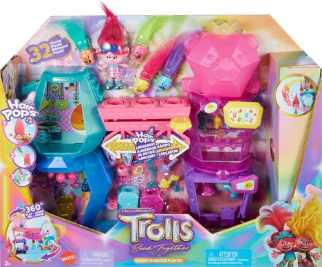 Ігровий набір Mattel Dreamworks Trolls Band Together Stark Тролі Лютнева гора (HNV37)