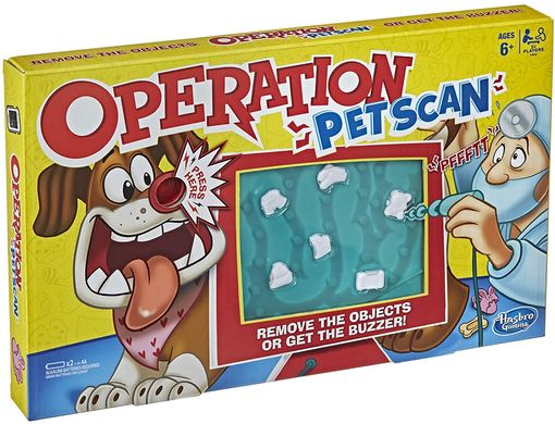 Настільна гра Hasbro Gaming Operation Pet Scan Операція Сканування цуценя (E9694)