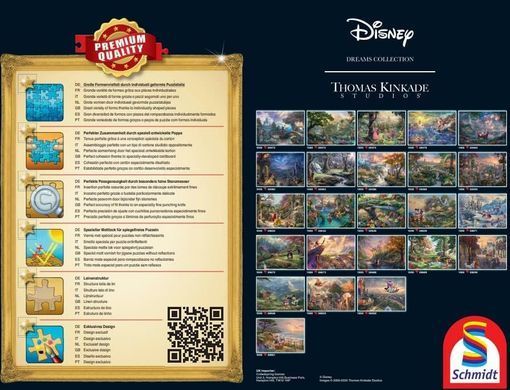 Пазл Schmidt Thomas Kinkade Disney 100 Years Special Limited Edition Міккі і Міні 1000 шт. (57595)
