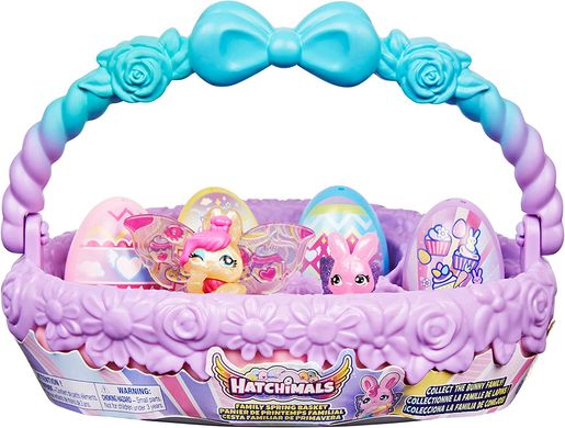 Игровой набор Spin Master Hatchimals CollEGGtibles, Spring Bask Весенния корзина (6064455)