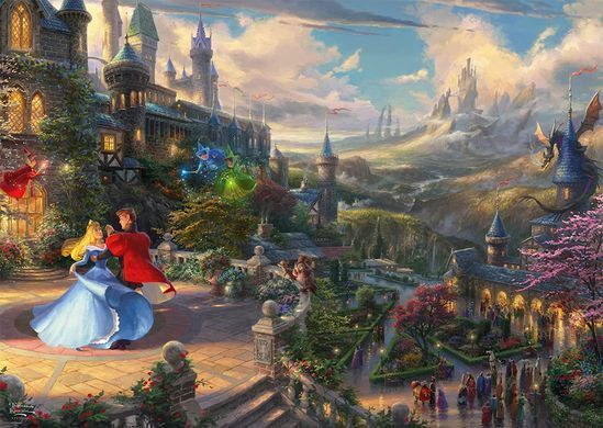 Пазл Schmidt Thomas Kinkade DisneySleeping Beauty Dancing in The Enchanted Light Спляча красуня 1000 шт. (57369)