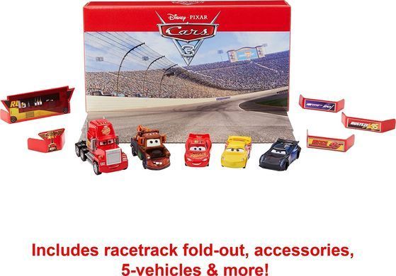 Набор автомобилей Тачки 3 Disney Pixar Cars 5-шт. (HFN83)