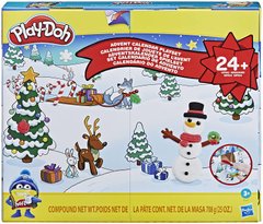Игровой набор пластелина Play-Doh Advent Calendar Рождественский Адвент календарь (F2377)
