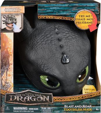 Електронна маска Беззубика Dreamworks Dragons Blast & Roar (6072832)