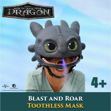 Електронна маска Беззубика Dreamworks Dragons Blast & Roar (6072832)