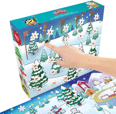 Ігровий набір пластеліну Play-Doh Advent Calendar Різдвяний Адвент календар (F2377)