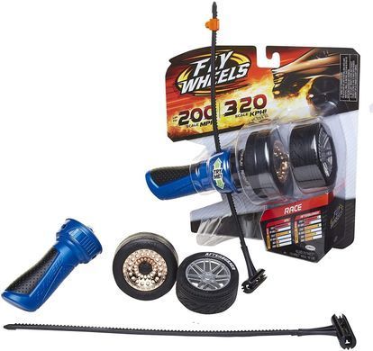 Игровой набор Fly Wheels Launcher + 2 Race Wheels Летающие колеса (B07KWRXMXM)