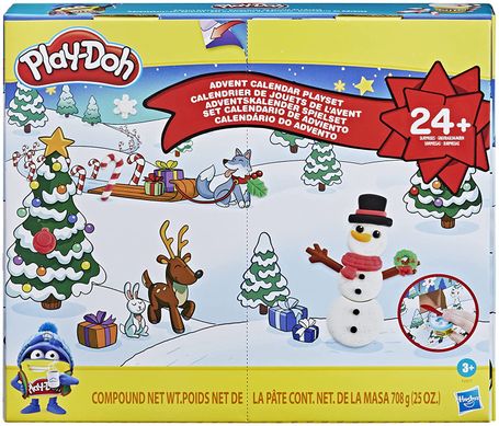 Ігровий набір пластеліну Play-Doh Advent Calendar Різдвяний Адвент календар (F2377)