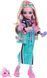 Лялька Monster High Lagoona Blue у кроп-топі та спортивній максі-спідниці з улюбленицею рибкою Neptuna (JHK33)
