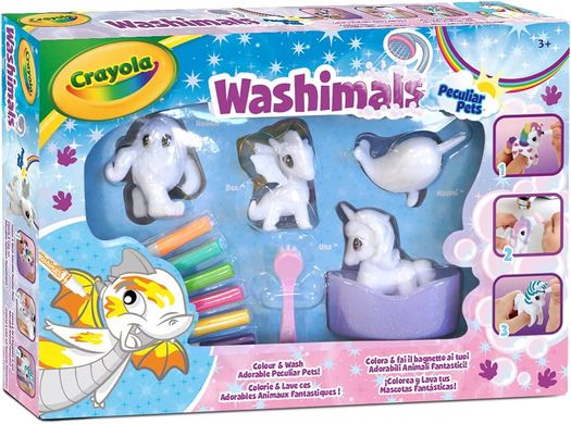 Набір для творчості Crayola Whashimals (Scribble Scrubbie) Peculiar Pets Дивовижні тварини (‎257191)