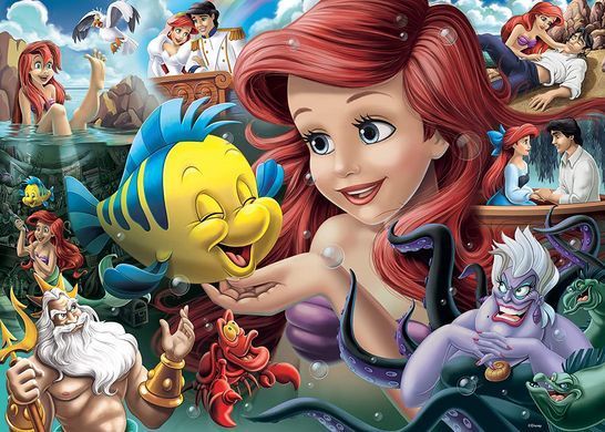 Пазл Ravensburger Disney Ariel the Mermaid Ариель 1000 шт. (&lrm;&lrm;&lrm;&lrm;16963)