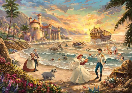 Пазл Schmidt Thomas Kinkade Disney The Little Mermaid Ariel Celebration of Love Русалочка Свято любові 1000 шт. (58036)