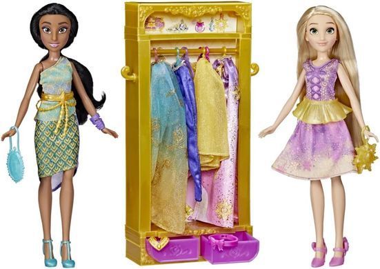 Игровой набор Disney Princess Rapunzel and Jasmins Принцессы Дисней Рапунцель и Жасмин (F5066)