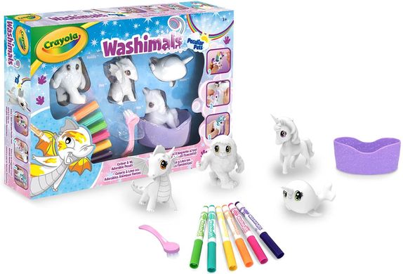 Набір для творчості Crayola Whashimals (Scribble Scrubbie) Peculiar Pets Дивовижні тварини (‎257191)