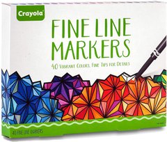 Набор лайнеров Crayola Fine Line Markers 40 штук (58-7715)