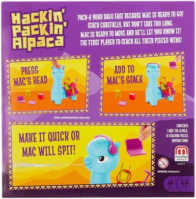 Настольная игра Mattel Hackin Packin Alpaca Альпака (GJV31)