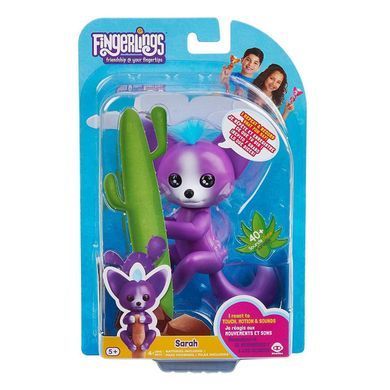 Интерактивная игрушка WowWee Fingerlings Interactive Baby Fox - Sarah Лиса Сара (3574) (B07H3NL4V9)