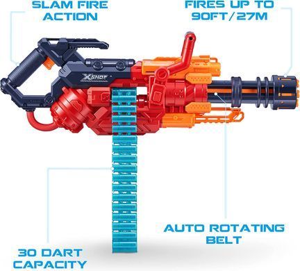 Скорострельный бластер Zuru X-Shot Excel Crusher Foam Dart Blaster (36428-2022)