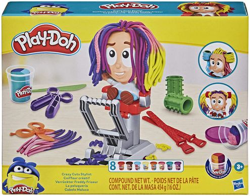 Игровой набор с пластелином Play-Doh Crazy Cuts Stylist Сумасшедшие прически (F1260)