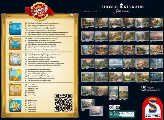 Пазл Schmidt Thomas Kinkade Santas Silent Night Санта Клаус Тиха ніч 1000 шт. (&lrm;57529)