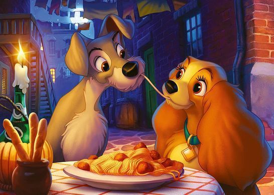 Пазл Ravensburger Collector's Edition Disney Susi and Strolch Леди и Бродяга 1000 шт. (&lrm;&lrm;13972)