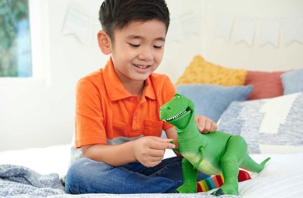 Інтерактивна ігрова фігурка динозавра Т Рекса Disney Pixar Toy Story Roarin' Laughs Rex Interactive Talking Історія іграшок (HMM12