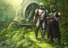 Пазл Schmidt Thomas Kinkade Star Wars The Mandalorian, Brothers in Arms 1000 шт. (58432)
