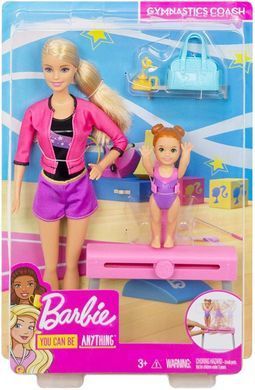 Игровой набор Barbie Gymnastics Coach Dolls & Playset Тренер по спортивной гимнастике (FXP39)