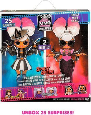 Игровой набор с куклой L.O.L. Surprise! серия O.M.G. Movie Magic Spirit Queen Королева Кураж (577928)