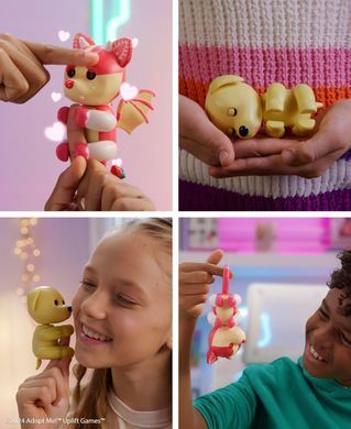 Інтерактивна іграшка Fingerlings Dog Adopt Me, електронний песик, 40+ звуків (771171132516)