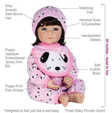 Лялька реборн Adora ToddlerTime WOOF! Girl 20" 51 см (21972)