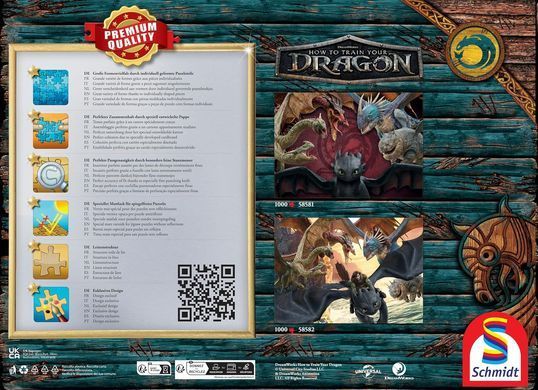 Пазл Schmidt Thomas Kinkade&nbsp;How to Train Your Dragon Dragons Are Real 1000 шт. (58581)