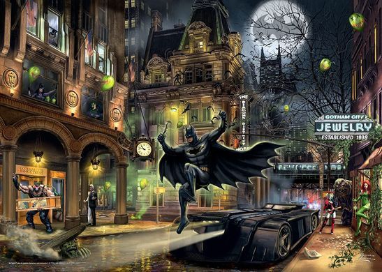 Пазл Schmidt Thomas Kinkade Disney Batman Gotham City Бетмен Готем Сіті 1000 шт. (57588)