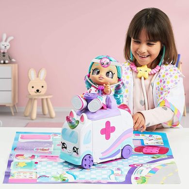 Ігровий набір Kindi Kids Kindi Fun Unicorn Ambulance Швидка допомога - лікарня (50040)