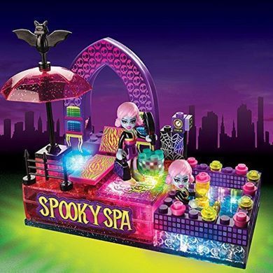 Конструктор з підсвіткою Cra-Z-Art Lite Brix Moonlight Monsters Spooky Spa Building Set Спа-салон Монстрів 53 деталей (35740)